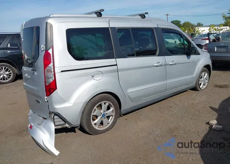 2014 Ford Transit Connect Xlt z USA, uszkodzony, nr VIN NM0GS9F7XE1151766